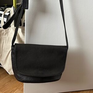 Coach Black Leather Crossbody Bag